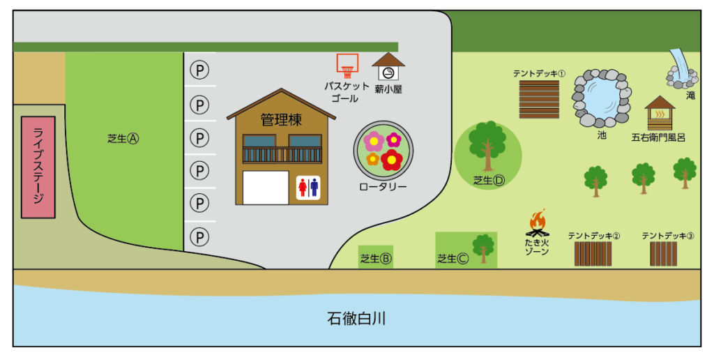 シャンティリゾート施設MAP