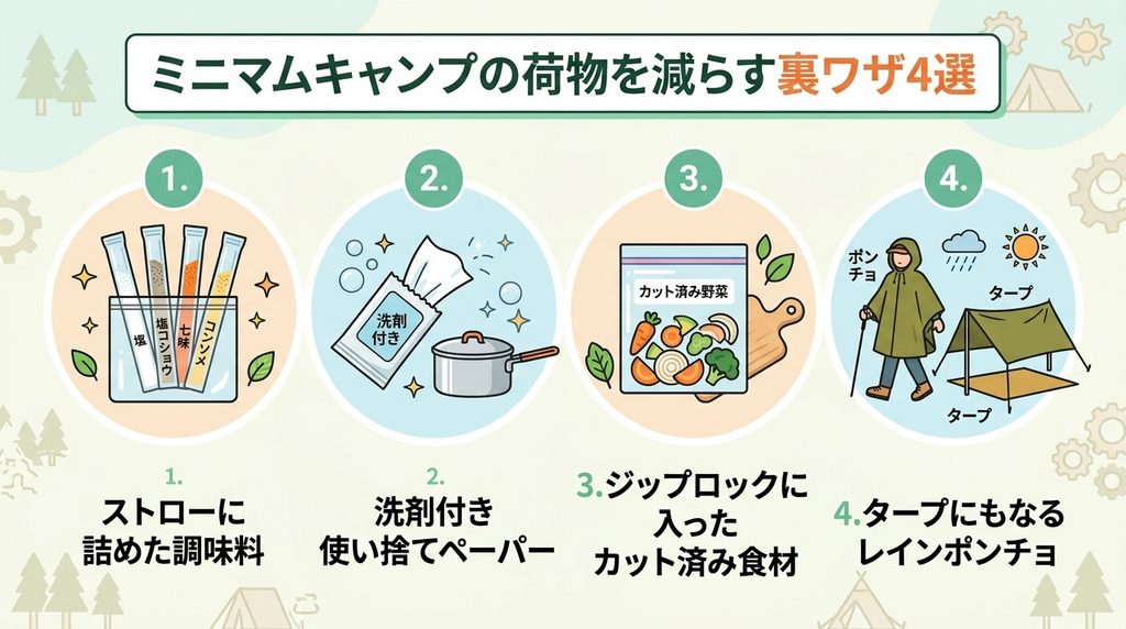 裏技4選の説明画像