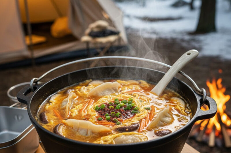 冷凍餃子で作る「本格酸辣湯スープ」