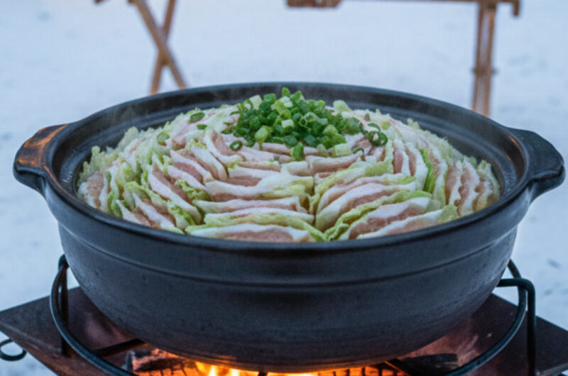 豚バラのミルフィーユ鍋