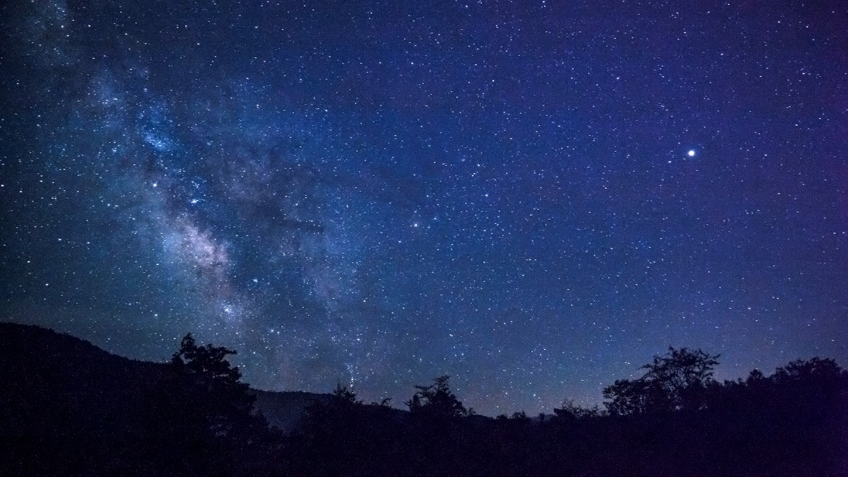 満点の星空