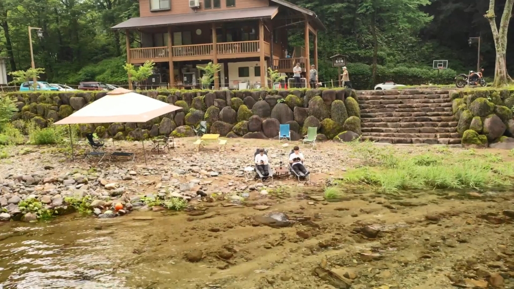 夏の川も貸し切り